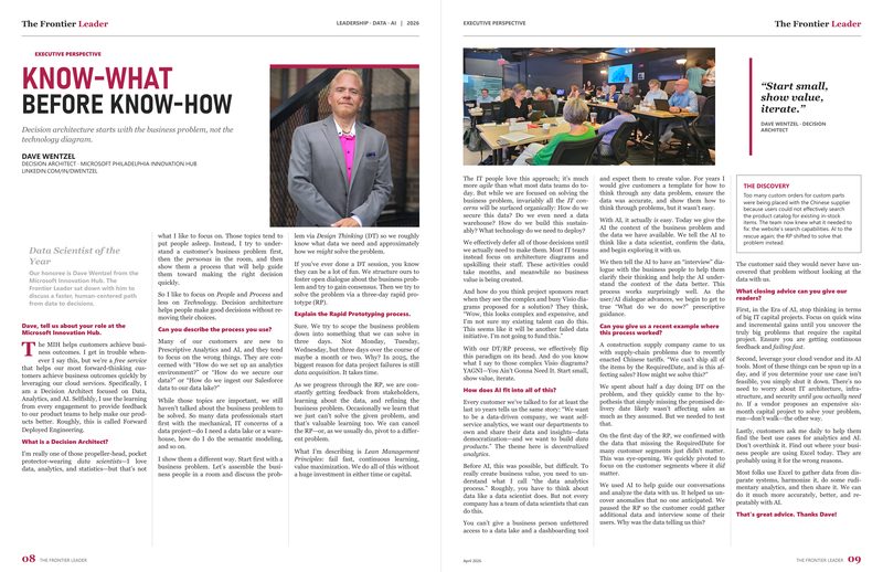 Executive Perspective magazine article